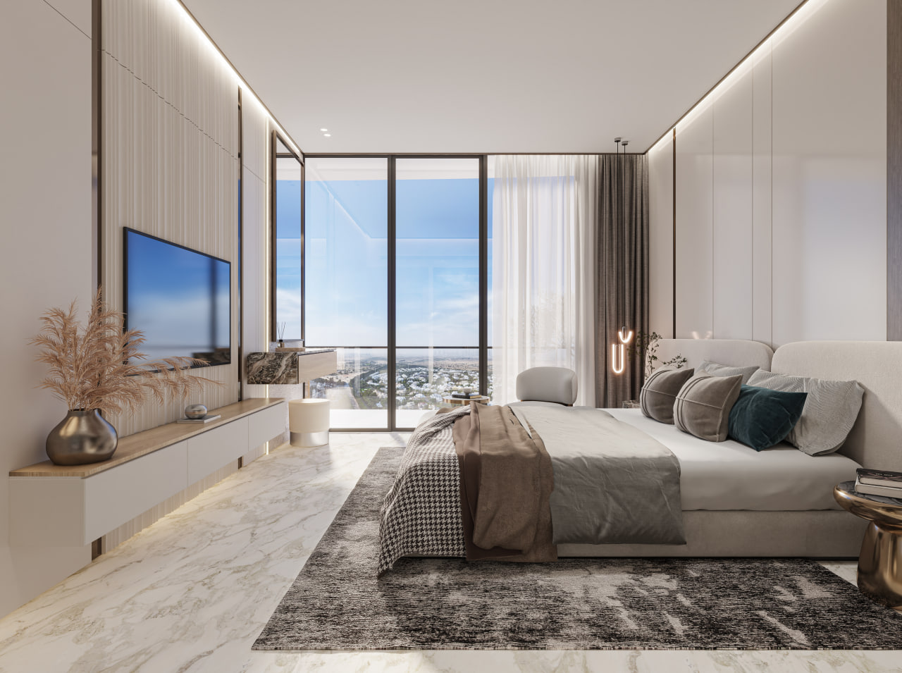 Barari Heights – 3-Bedroom Duplex Pool