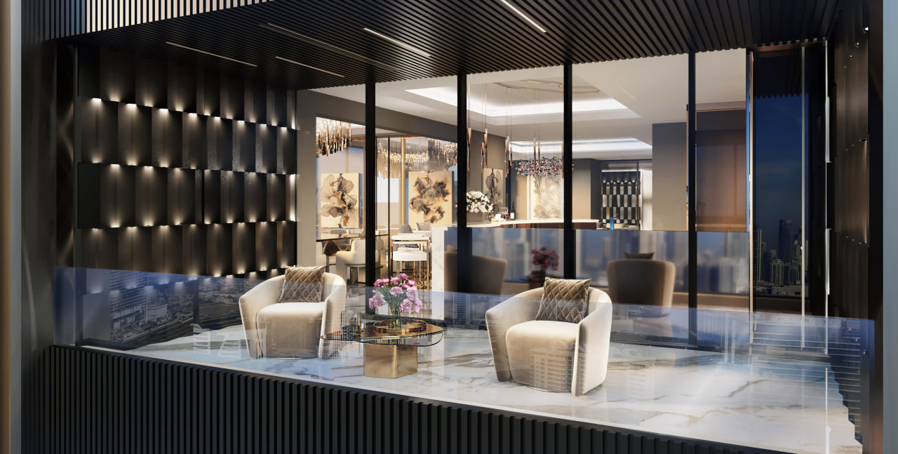 Fleurs de Jardin Sky Mansion – 6-Bedroom Residence in Burj Binghatti Jacob & Co Residences