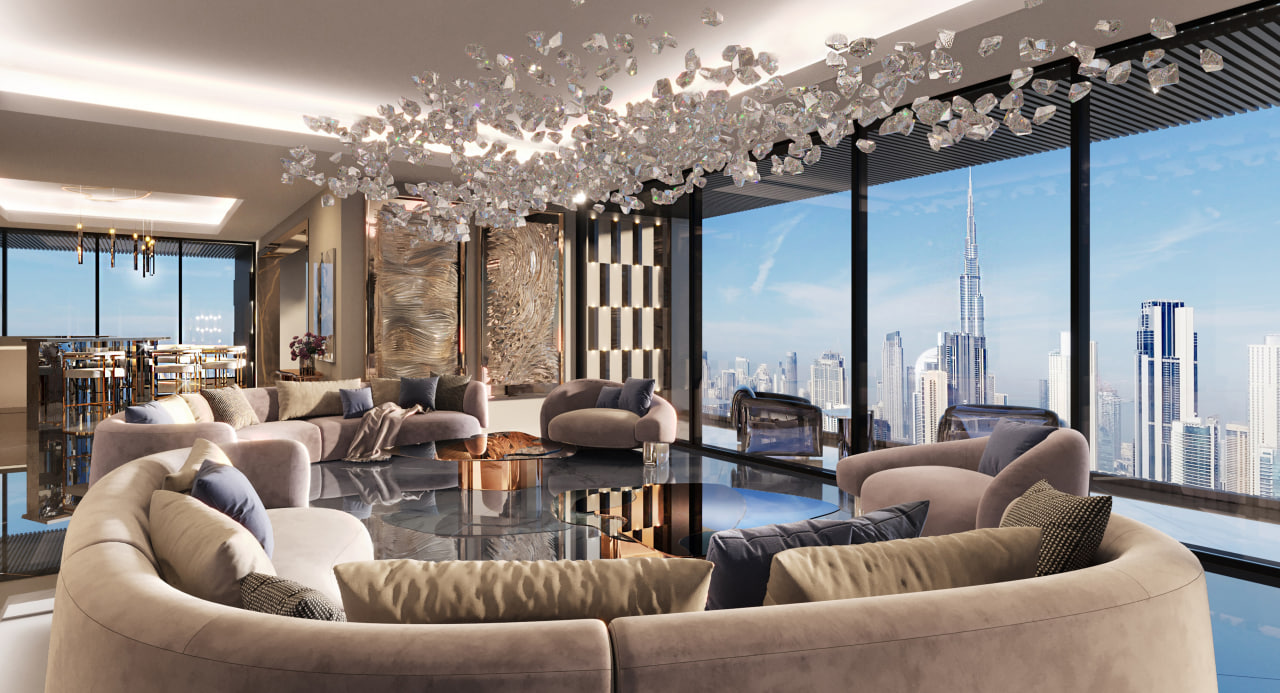 Fleurs de Jardin Sky Mansion – 6-Bedroom Residence in Burj Binghatti Jacob & Co Residences