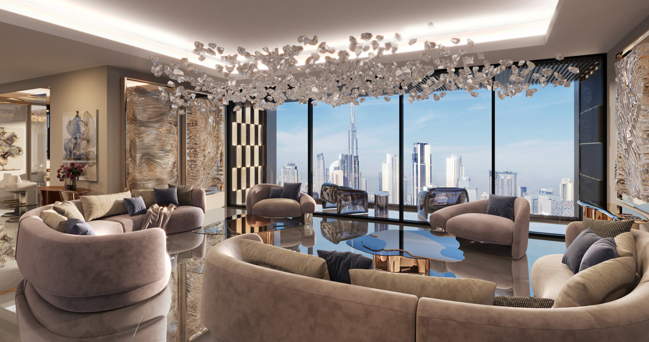 Fleurs de Jardin Sky Mansion – 6-Bedroom Residence in Burj Binghatti Jacob & Co Residences