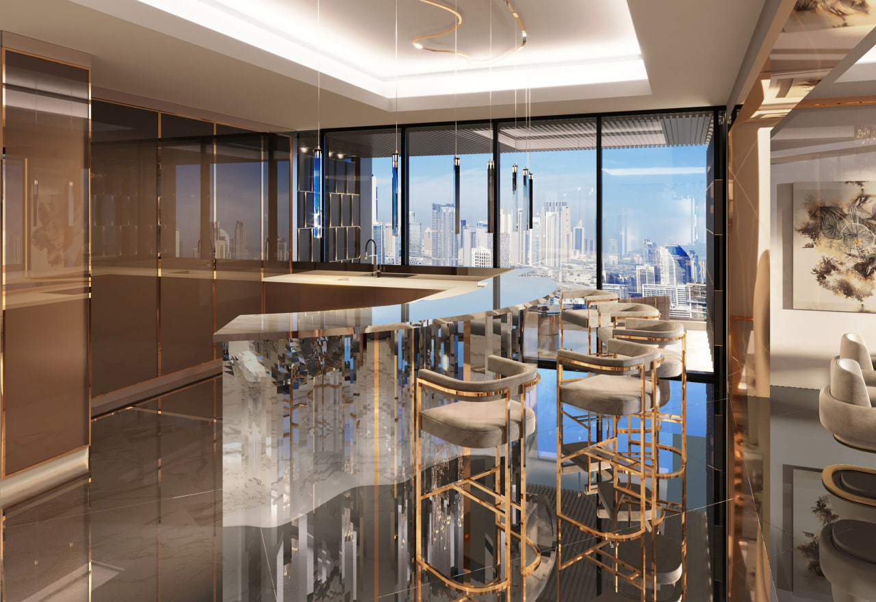 Fleurs de Jardin Sky Mansion – 6-Bedroom Residence in Burj Binghatti Jacob & Co Residences