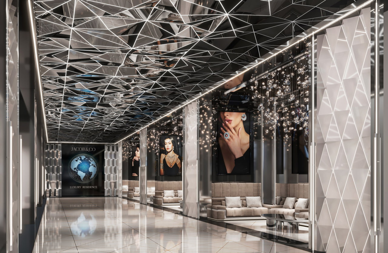 The Billionaire Sky Penthouse – 7-Bedroom Residence in Burj Binghatti Jacob & Co Residences