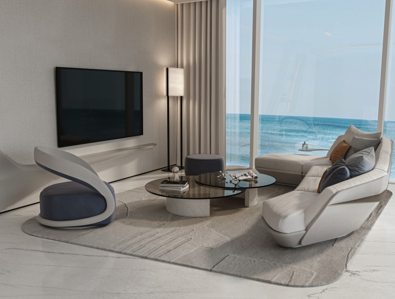 Oceano by The Luxe  - 1-Bedroom Apartments