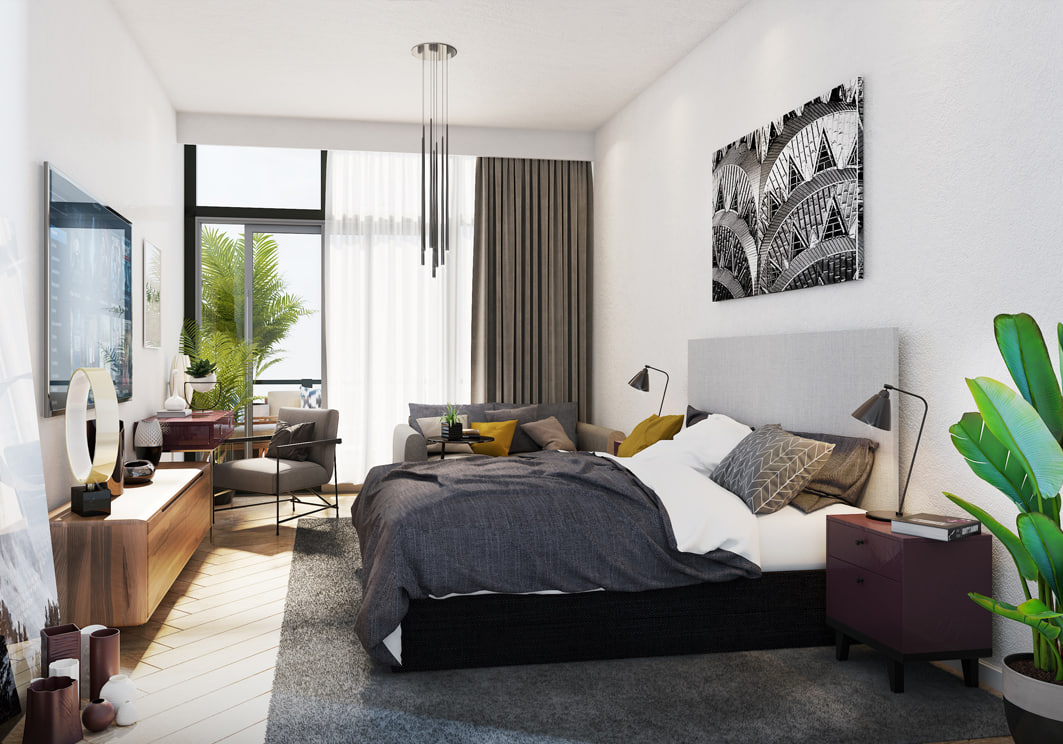 Alexis Tower – 1-Bedroom Apartments