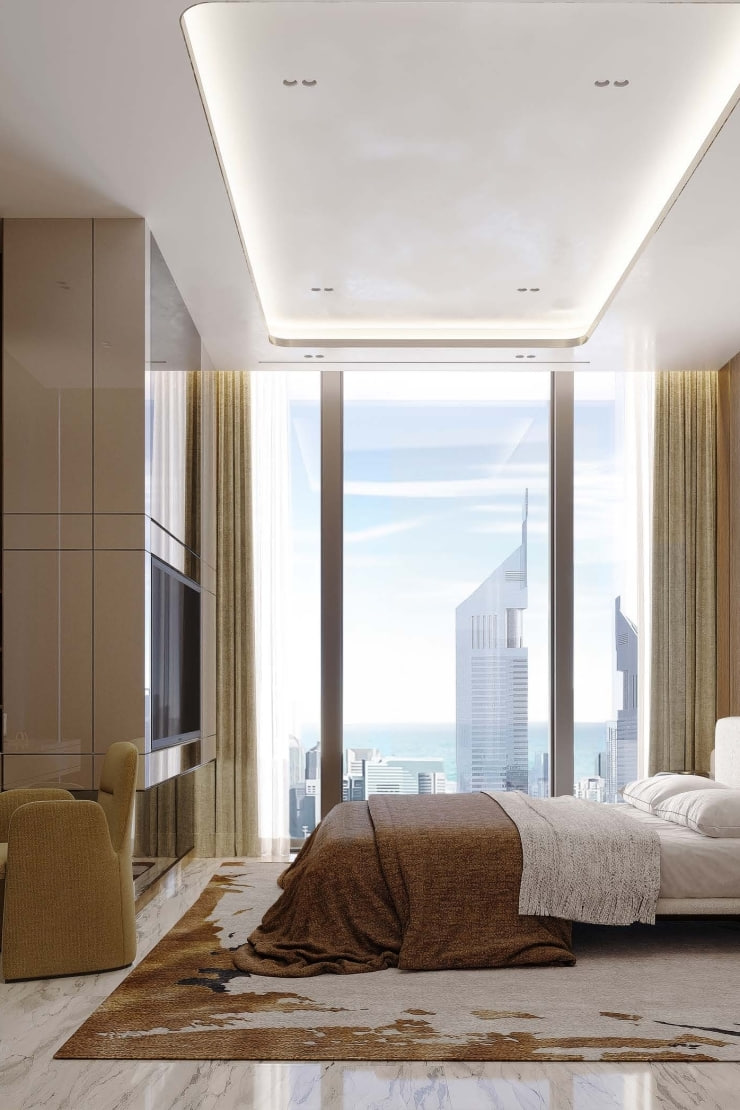 Burj Azizi - 3-Bedroom Apartment